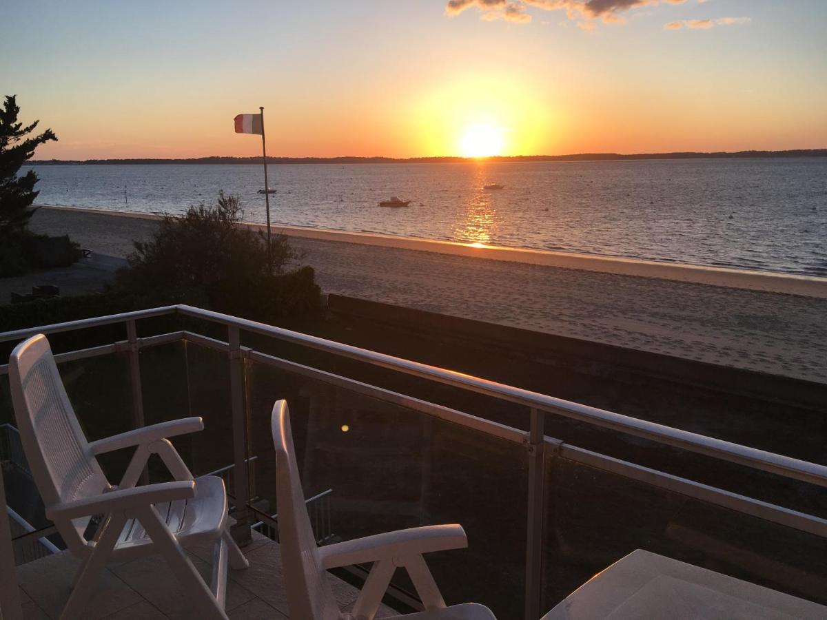 Appartement Arcachon Perreire Premiere Ligne Les Pieds Dans L Eau Vue Magnifique Sur Le Bassin Kültér fotó