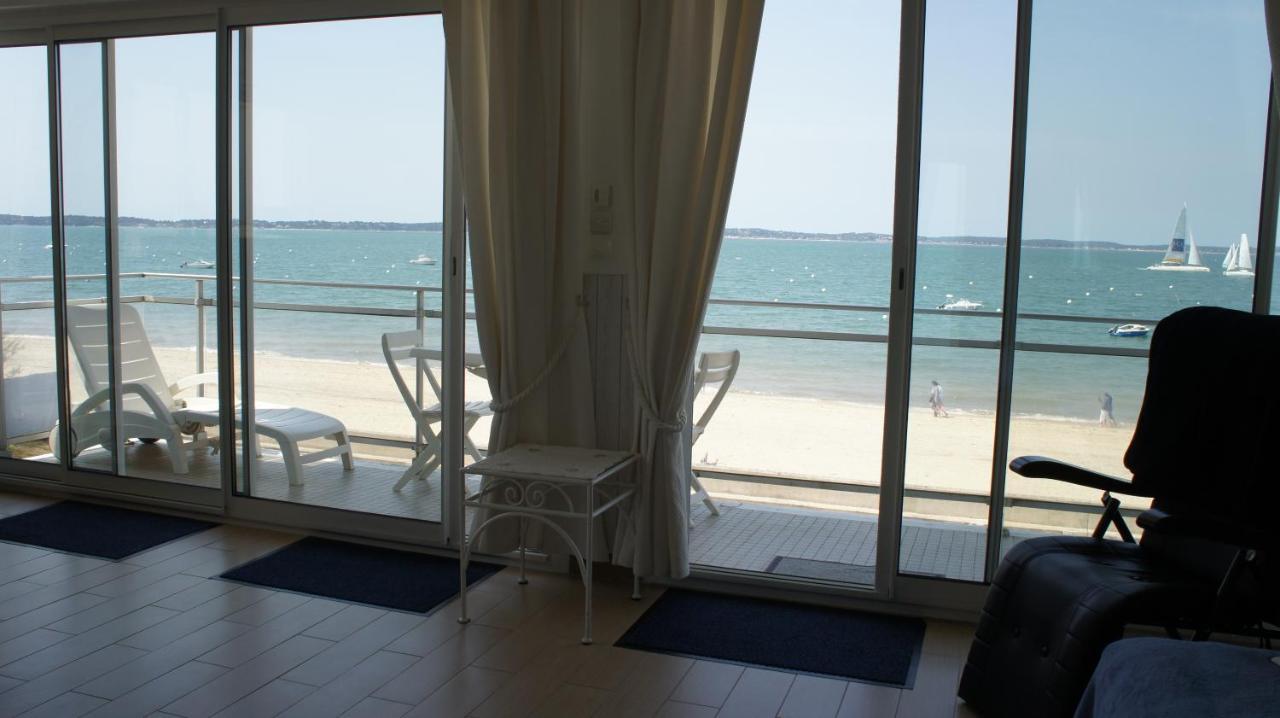 Appartement Arcachon Perreire Premiere Ligne Les Pieds Dans L Eau Vue Magnifique Sur Le Bassin Kültér fotó