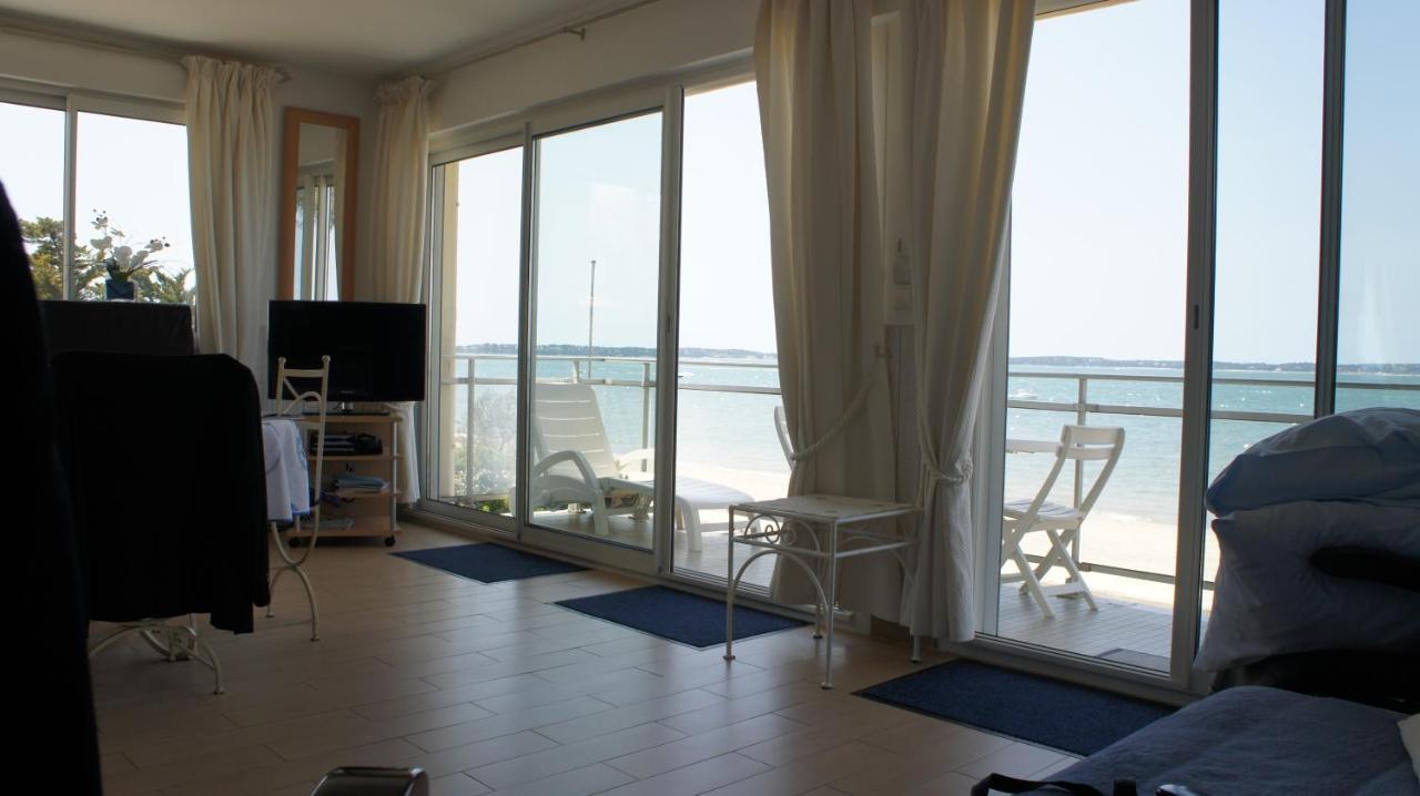 Appartement Arcachon Perreire Premiere Ligne Les Pieds Dans L Eau Vue Magnifique Sur Le Bassin Kültér fotó