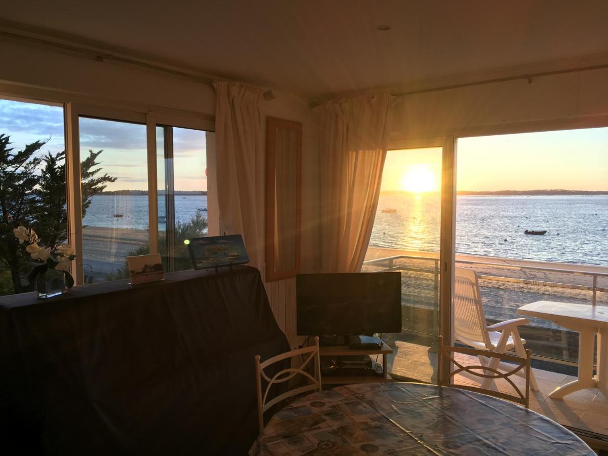 Appartement Arcachon Perreire Premiere Ligne Les Pieds Dans L Eau Vue Magnifique Sur Le Bassin Kültér fotó