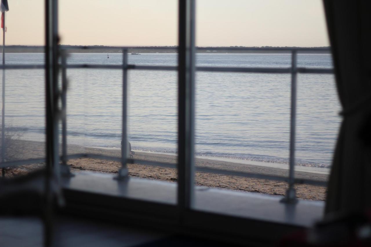 Appartement Arcachon Perreire Premiere Ligne Les Pieds Dans L Eau Vue Magnifique Sur Le Bassin Kültér fotó